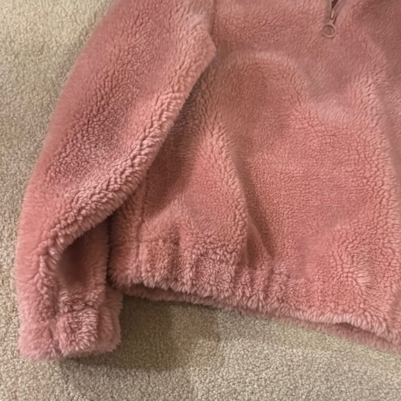 ASOS Pink Sherpa Casual Comfort - Picture 3 of 5